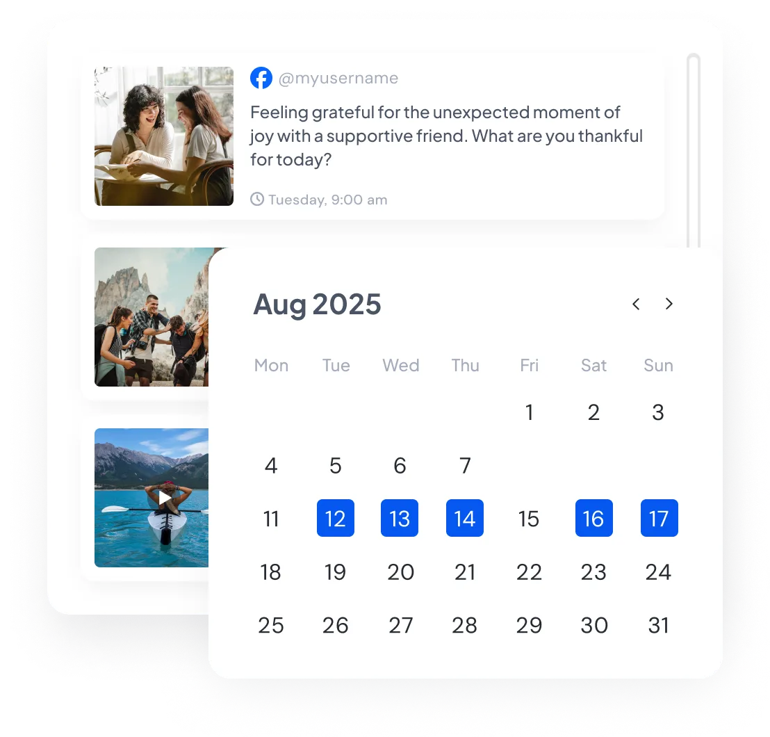 social media planning calendar for facebook