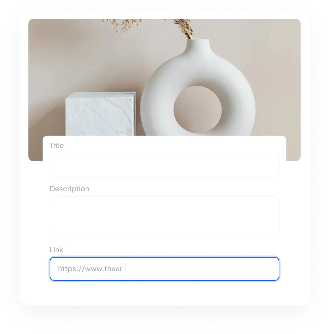 add external source link to your pin