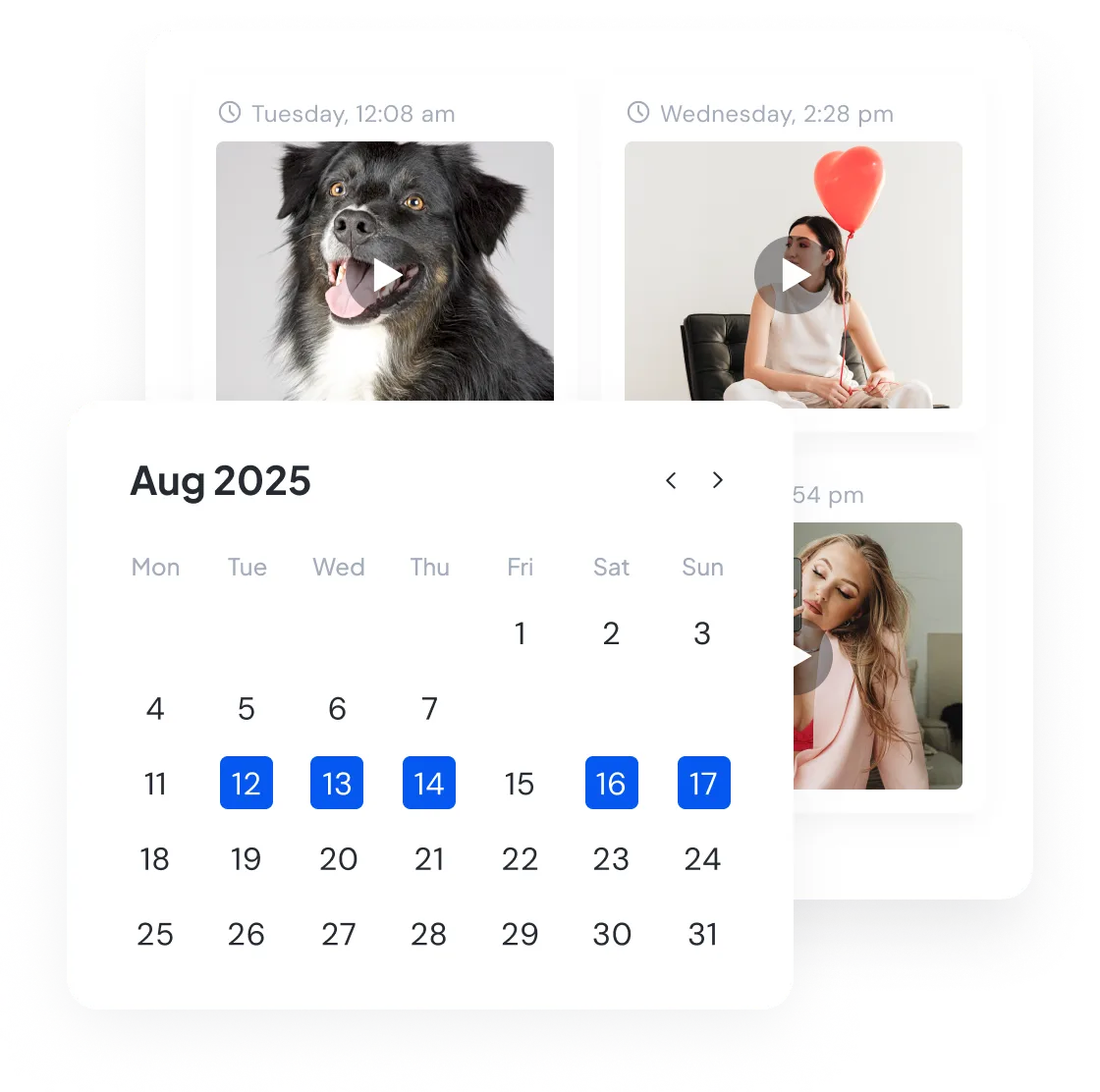 social media planning calendar for tiktok
