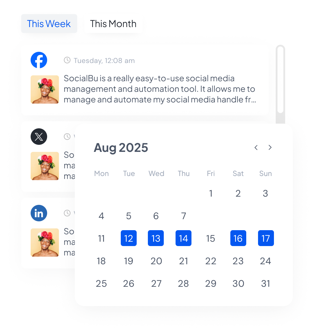 social calender